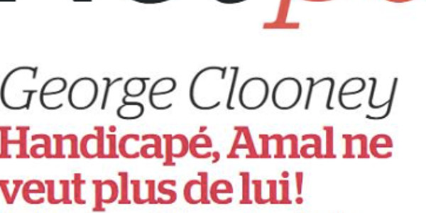 George Clooney handicapé, Amal ne veut plus de lui