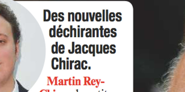Jacques Chirac affaibli, des nouvelles déchirantes de l'ex président