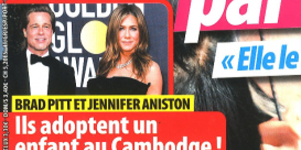 Jennifer Aniston, Brad Pitt, ils adoptent au Cambodge, ça se précise