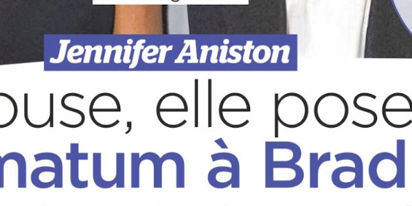 Jennifer Aniston, jalouse, elle pose un ultimatum à Brad Pitt