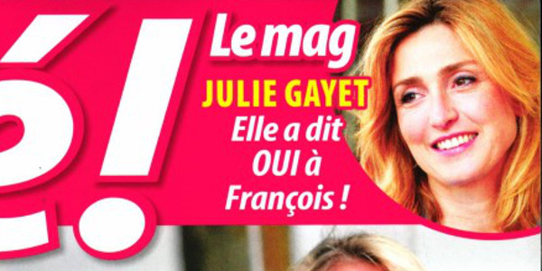 Julie Gayet, le bonheur enfin, elle dit oui à François Hollande