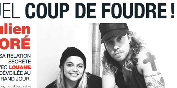 Julien Doré trop proche de Louane, preuve en photo