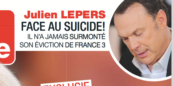 Julien Lepers « face au suicide »