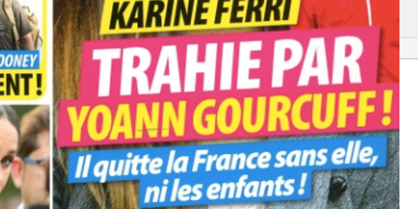 Karine Ferri, coup bas, Yoann Gourcuff quitte la France sans elle et les enfants