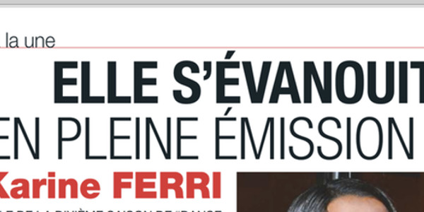 Karine Ferri, "le pire évité", malaise en direct, gros traumatisme