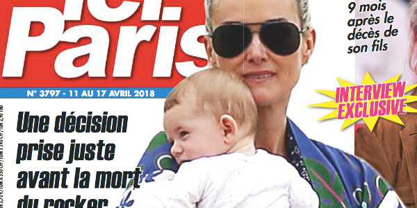 Laeticia Hallyday, le bébé que « Johnny ne verra jamais » dans Ici Paris