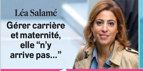 Léa Salamé « gérer carrière et maternité », elle n'y arrive pas
