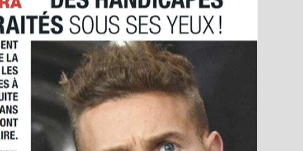 M. Pokora, choc, des handicapés maltraités devant ses yeux