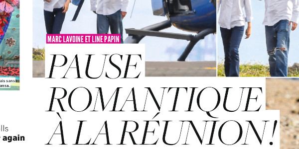 Marc Lavoine, Line Papin, le bonheur depuis l'automne, heureuse nouvelle qu'ils cachent