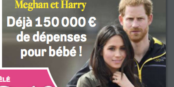 Meghan Markle et Harry, leur bébé coûte trop cher, il entre déjà dans l'histoire