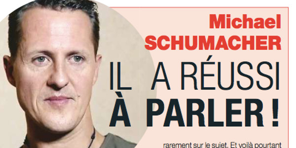 Michael Schumacher, il a réussi à parler