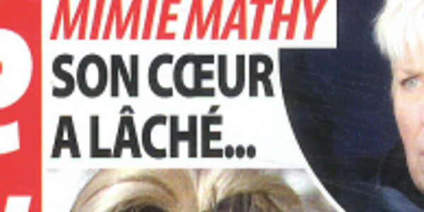 Mimie Mathy, « son coeur a lâché », triste révélation