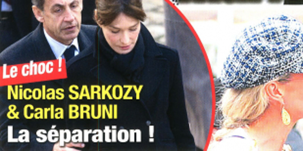 Nicolas Sarkozy, Carla Bruni, le choc, la séparation, la raison