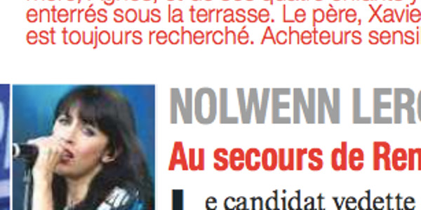 Nolwenn Leroy au secours de Renaud, victime d'une flagrante injustice