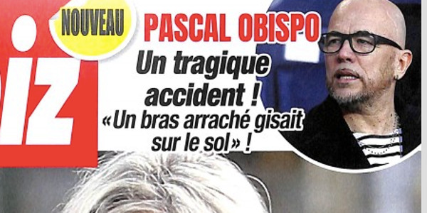 Pascal Obispo, un tragique accident, un bras arraché gisait sur le sol