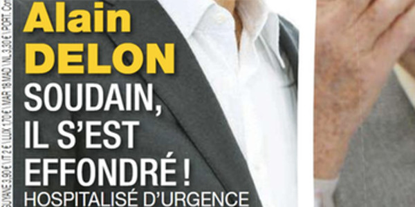 Alain Delon, maladie mystérieuse, il s'est effondré (photo)