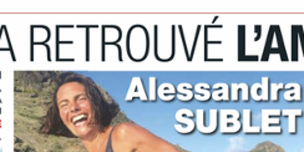 Alessandra sublet a retrouvé l'amour, confidence qui en dit long (photo)