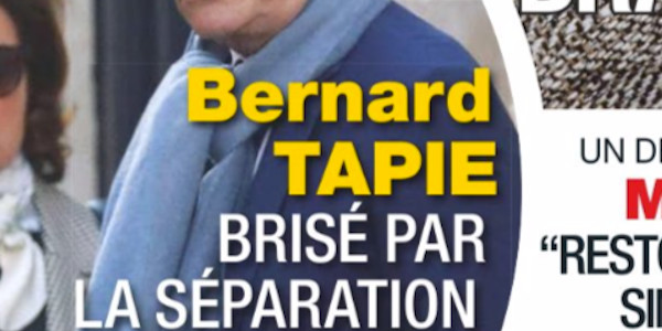 Bernard Tapie, brisé la séparation, après des années de bonheur familial (photo)