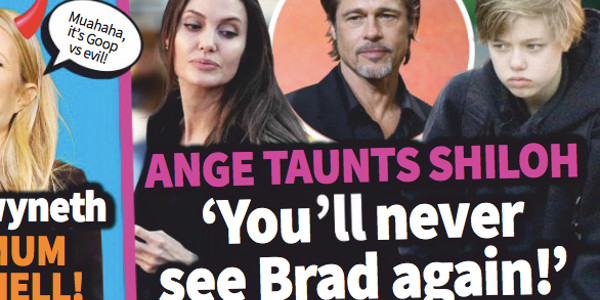Brad Pitt humilié, écarté de Shiloh par Angelina Jolie comme un malpropre (photo)
