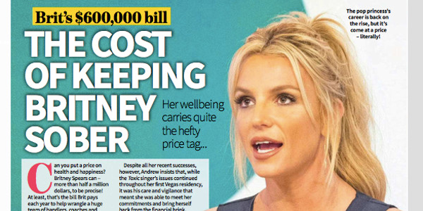 Britney Spears fragile, 600 000 dollars par an pour rester sobre (photo)