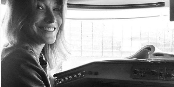 Carla Bruni bientôt une licence de pilote d'avion ? (photo)