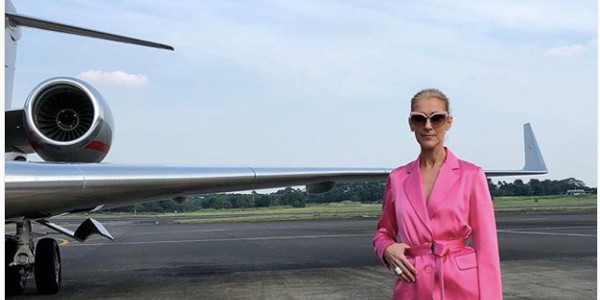En pleine tournée, Céline Dion voit la vie en rose