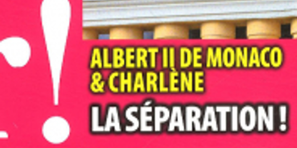 Charlène de Monaco, triste fin d'année, la séparation (photo)