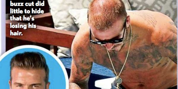 David Beckham bientôt divorcé et chauve, la preuve !