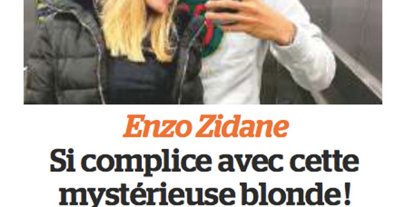 Enzo Zidane, si complice avec cette mystérieuse blonde (photo)
