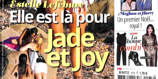 Estelle Lefébure, « une épaule solide » pour les filles de Johnny Hallyday (photo)