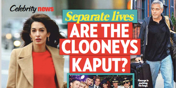 George et Amal Clooney trop différents, mais toujours en couple ! (photo)