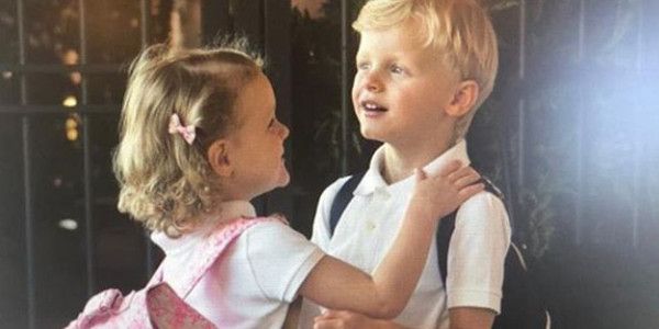 Jacques et Gabriella Grimaldi complices pour leur premier jour d'école (photo)