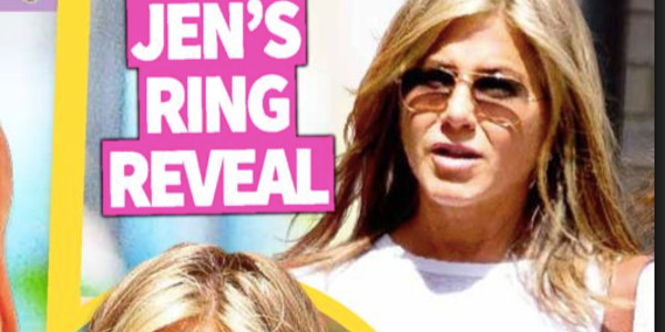 Jennifer Aniston exhibe la bague de fiançailles offerte par Brad Pitt (photo)