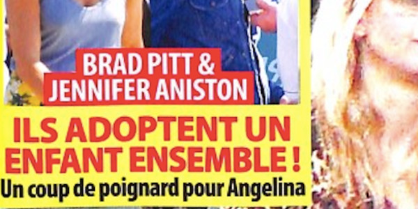 Jennifer Aniston et Brad Pitt, « adoptent un enfant ensemble » (photo)