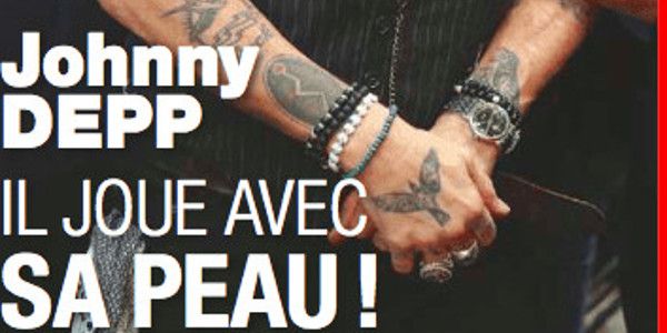 Johnny Depp, il joue avec sa peau (photo)