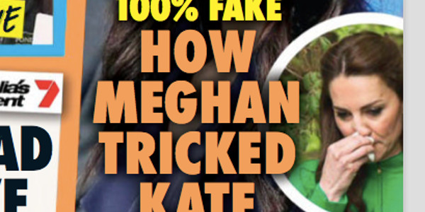 Kate Middleton, coup tordu de Meghan Markle, 100% fausse (photo)