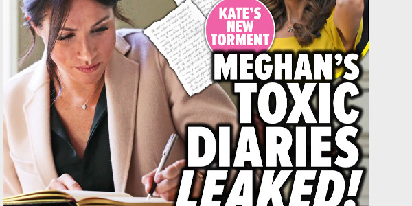 Kate Middleton, prince William, "ridiculisés" au palais, fuite du journal intime de Meghan Markle (photo)