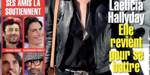 Laeticia Hallyday de retour à Paris pour se battre (photo)