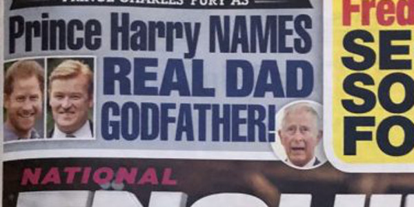 Prince Harry désigne son « vrai père » comme parrain, Charles sous le choc (photo)