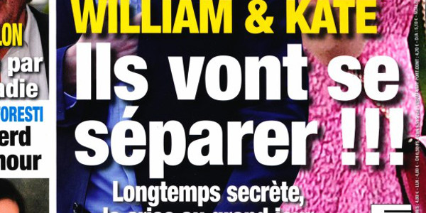 Prince William et Kate Middleton vont se séparer, longtemps secrète, la crise au grand jour (photo)