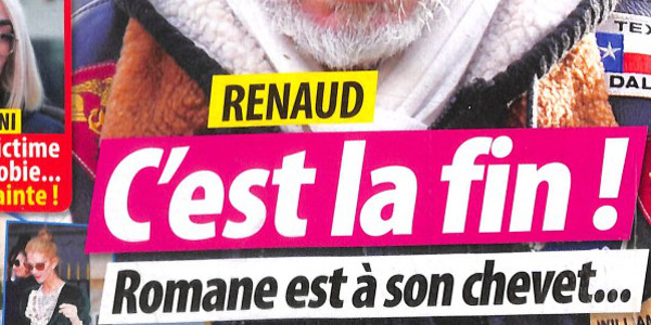 Renaud, c'est la fin, Romane est à son chevet (photo)