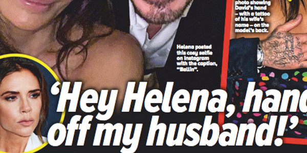 Victoria et David Beckham, c'est tendu, Helena Christensen sème la zizanie (photo)