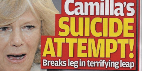 Prince William pétrifié, tentative de suicide de Camilla Parker-Bowles