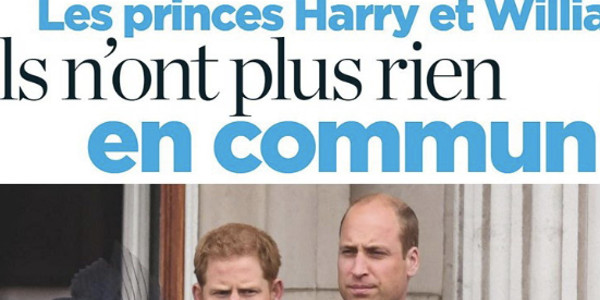 Prince William fâché à mort avec Harry, ils n'ont plus rien en commun (photo)
