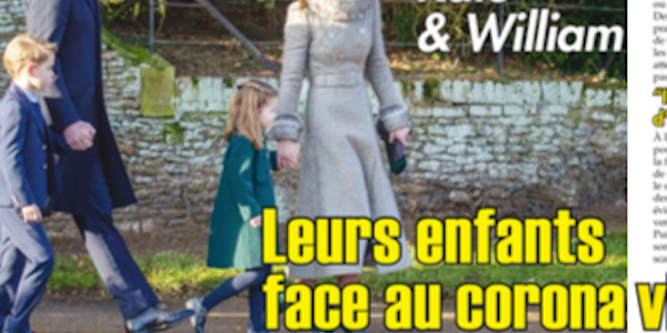 Prince William, Kate Middleton, pétris d'inquiétude, leurs enfants face au Coronavirus, c'est confirmé