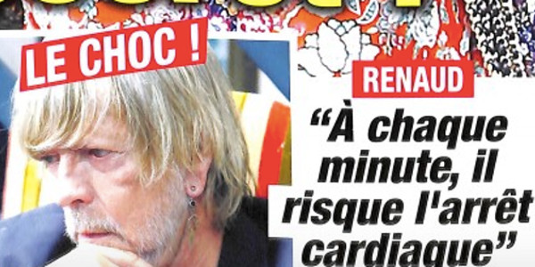 Renaud risque un arrêt cardiaque à chaque minute