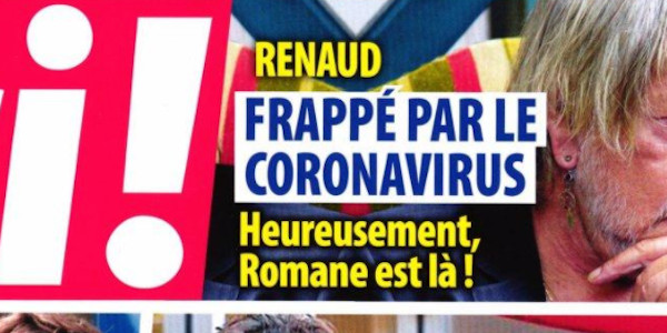 Renaud frappé par le coronavirus, heureusement Romane est là