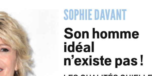 Sophie Davant, bonheur brisé, son homme "idéal" n'existe pas