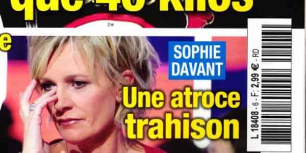 Sophie Davant, brisée, une atroce trahison (photo)