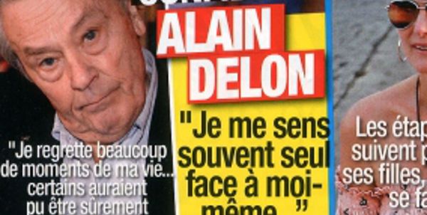 Alain Delon, AVC, solitude, regrets, triste confidence